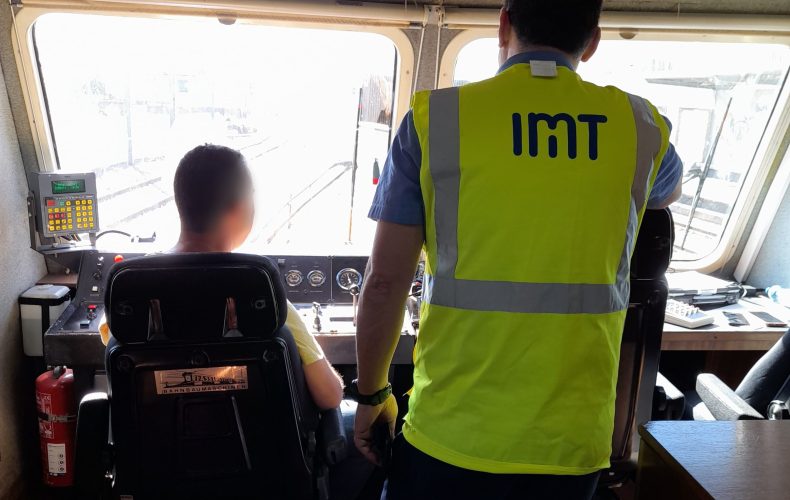 Ação de supervisão ao Veículo de Inspeção de Via e Catenária