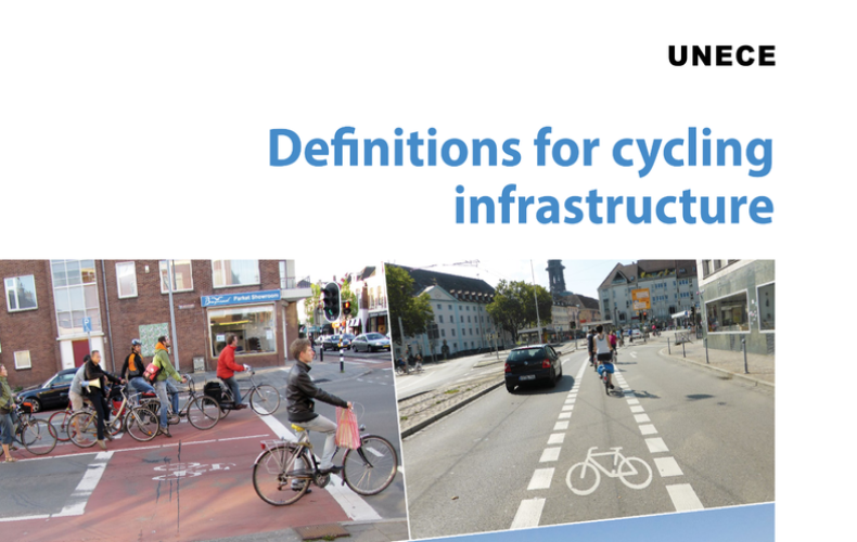 UNECE publica definições harmonizadas para Infraestrutura ciclável com aplicação internacional